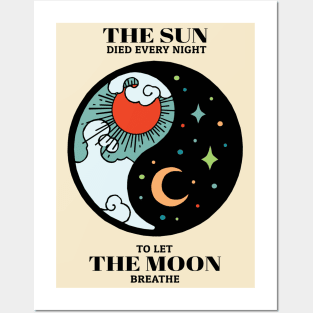 Vintage Yin Yang Day and Night Posters and Art